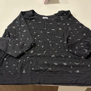 Old Navy Leopard print sweatshirt